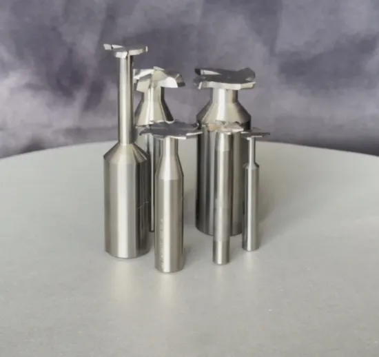 Solid Carbide T-Slot Milling Cutter for Milling Alloy Steel, Cast Iron Aluminium T Slot Grooving Precision Machining Tungsten Carbide End Mill CNC Machine Tool
